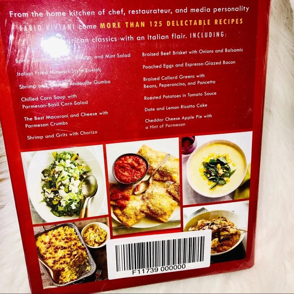 Fabio’s American home kitchen new sealed cookbook